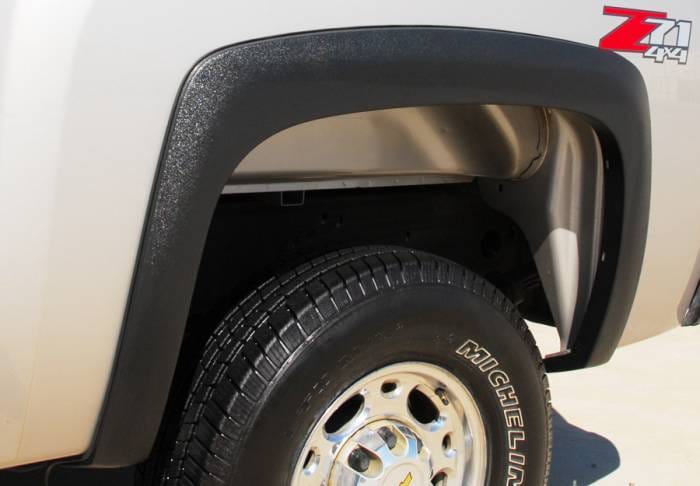 Chevrolet Silverado Prestige Rear Pair SX Street Style Standard Fender Flare Set - SX106SB thumbnail 3