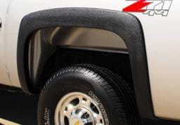 Chevrolet Silverado Prestige Rear Pair SX Street Style Textured Fender Flare Set - SX106TB