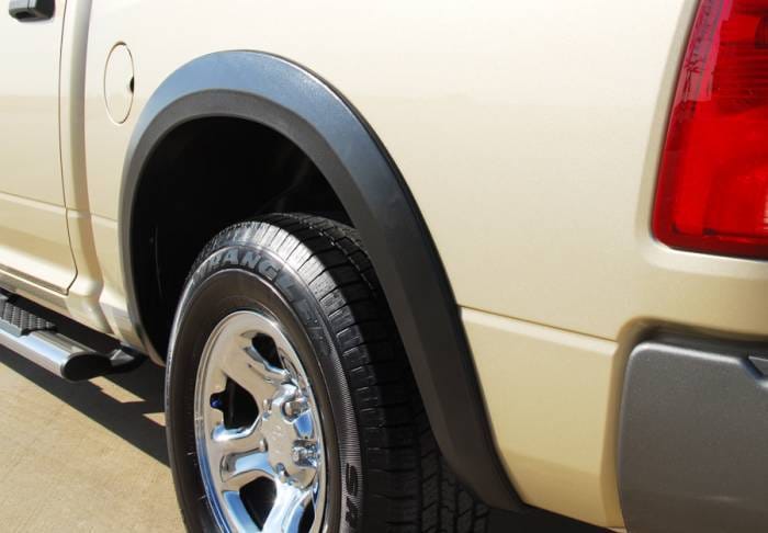 Dodge Ram Prestige Rear Pair SX Street Style Textured Fender Flare Set - SX204TB thumbnail 3