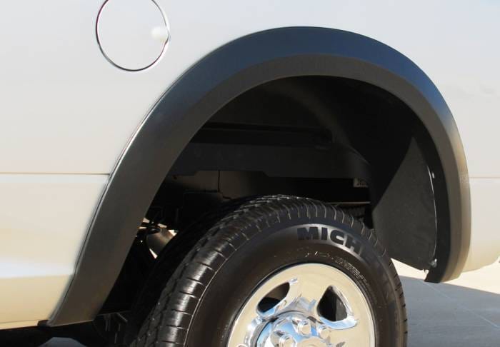 Dodge Ram Prestige Rear Pair SX Street Style Textured Fender Flare Set - SX205TB