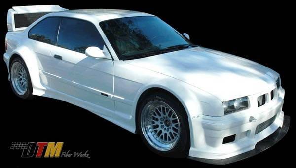 BMW 3 Series 2DR DTM Fiberwerkz GTR Race Style Wide Body Kit - E36-GTR-RACE thumbnail 5