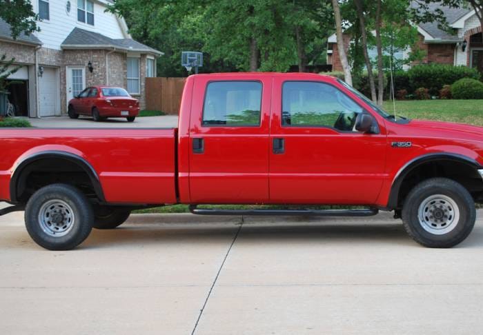 Ford F250 Prestige Complete SX Street Style Textured Fender Flare Set - SX311T