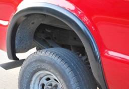 Ford F250 Prestige Rear Pair SX Street Style Textured Fender Flare Set - SX311TB