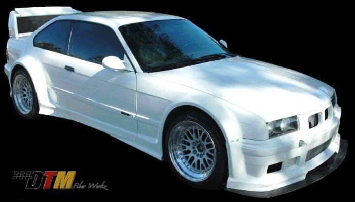 BMW 3 Series DTM Fiberwerkz GTR Race Style Widebody Kit - E36 GTR Race thumbnail 2