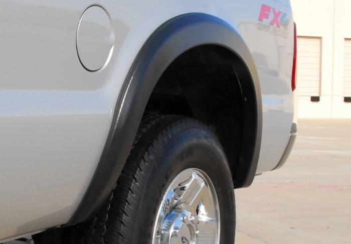 Ford F250 Prestige Rear Pair SX Street Style Textured Fender Flare Set - SX313TB
