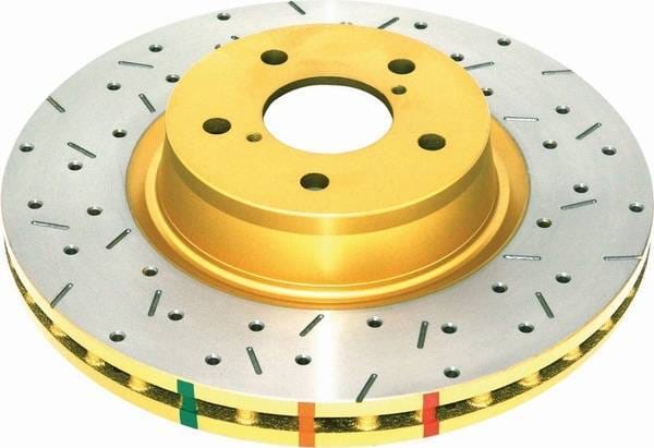 Ford Mustang DBA Cross-Drilled & Slotted Rotors