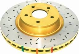 Ford Mustang DBA Cross-Drilled & Slotted Rotors