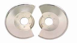 Rugged Ridge Brake Dust Shield with 2 Bolt Caliper Plate - Pair - Stainless Steel - 11121-02