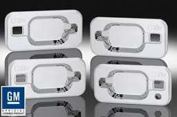 Hummer H2 Defenderworx Door Bezels - Smooth - Set of 4 - Chrome - H2PPC06012