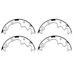 Omix Brake Shoe Set - 9 inch - 16726-17