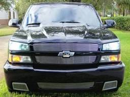 Chevrolet Avalanche BG Series Black Billet Upper Grille - CHE-1505-BAC