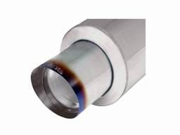 Audi A3 Remus Rear Silencer - Polished with Exhaust Tip - Round - 046297 8598B