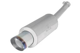 Honda Civic Remus Rear Silencer - Polished with Exhaust Tip - Round - 256002 8598B