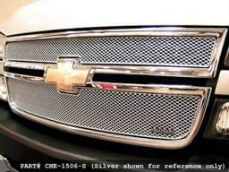 Chevrolet Silverado MX Series Black Upper Grille - 2PC - CHE-1506-B