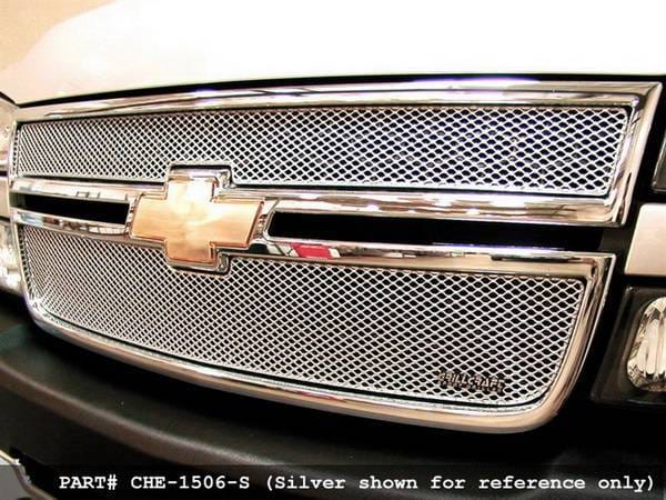Chevrolet Silverado MX Series Black Upper Grille - 2PC - CHE-1506-B