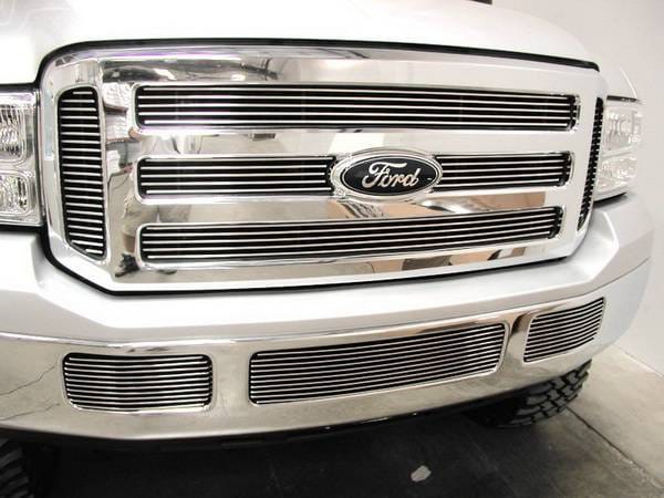 Ford Excursion BG Series Black Billet Upper Grille - 6PC - FOR-1351-BAO