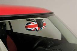 Mini Cooper Putco Chrome Union Jack Rear View Mirror Cover - 400059