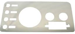 Rugged Ridge Gauge Cover - Stainless - 11124-01