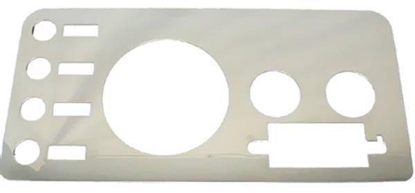 Rugged Ridge Gauge Cover - Stainless - 11124-01