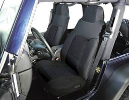 Rugged Ridge Custom Fit Poly-Cotton Seat Cover - Pair - 13241-01