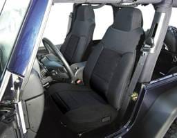 Rugged Ridge Custom Fit Poly-Cotton Seat Cover - Pair - 13243-01