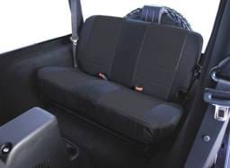 Rugged Ridge Custom Fit Poly-Cotton Seat Cover - Rear - 13281-01