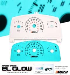 Chevrolet Cavalier Option Racing Indiglo Gauge Face Overlay Set - 58-15106