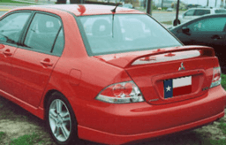 Mitsubishi Lancer Ralliart DAR Spoilers OEM Look 3 Post Wing w/ Light ABS-527