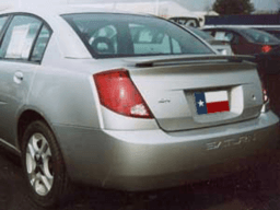 Saturn Ion 4Dr DAR Spoilers OEM Look 3 Post Wing w/o Light ABS-532