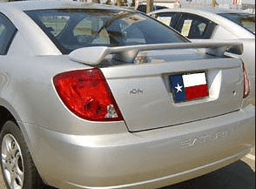 Saturn Ion Quad Coupe DAR Spoilers OEM Look 3 Post Wing w/o Light ABS-533