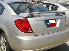 Saturn Ion Quad Coupe DAR Spoilers OEM Look 3 Post Wing w/o Light ABS-533
