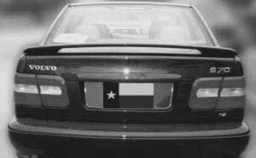 Volvo S70 DAR Spoilers OEM Look 3 Post Wing w/o Light ABS-311