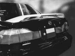 Honda Accord 4Dr DAR Spoilers OEM Look 3 Post Wing w/ Light ABS-513