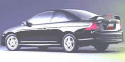 Honda Civic 2Dr DAR Spoilers OEM Look 3 Post Wing w/ Light ABS-520