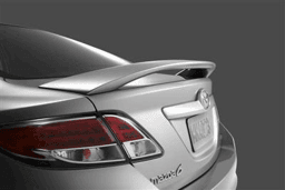 Mazda 6 Sedan DAR Spoilers OEM Look 3 Post Wing w/ Clear Light ABS-731