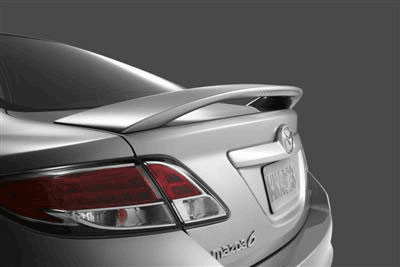 Mazda 6 Sedan DAR Spoilers OEM Look 3 Post Wing w/ Clear Light ABS-731