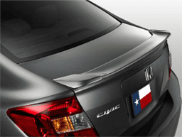 Honda Civic 4Dr DAR Spoilers OEM Look Trunk Lip Wing w/o Light ABS-754