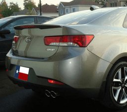 Kia Forte Koup-R DAR Spoilers OEM Look Flush Wing w/ Light ABS-756