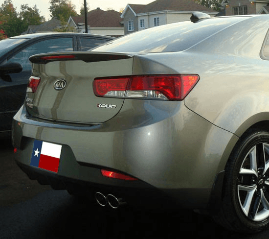 Kia Forte Koup-R DAR Spoilers OEM Look Flush Wing w/ Light ABS-756