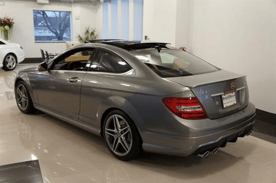 Mercedes C-Class Coupe DAR Spoilers OEM Look Trunk Lip Wing w/o Light ABS-760