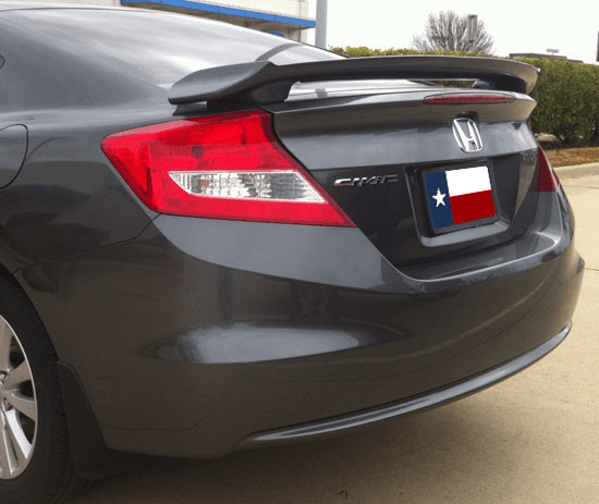 Honda Civic Coupe DAR Spoilers Custom 3 Post Wing w/o Light ABS-761