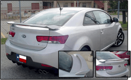 Kia Forte Koup DAR Spoilers Custom 3 Post Wing w/ Light ABS-738