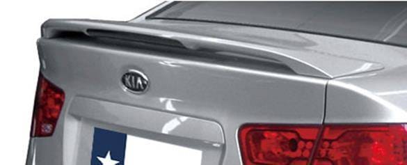 Kia Forte Sedan DAR Spoilers OEM Look 3 Post Wing w/ Clear Light ABS-742