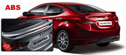 Hyundai Elantra DAR Spoilers OEM Look 3 Post Wing w/ Light ABS-747