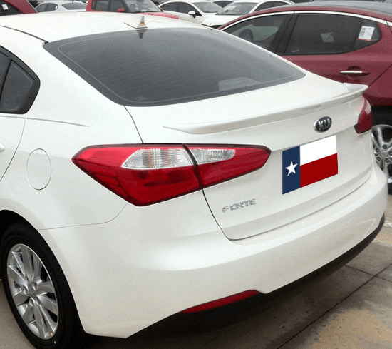 Kia Forte Sedan DAR Spoilers Custom Flush Wing w/o Light ABS-778