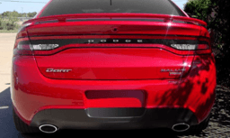 Dodge Dart DAR Spoilers Custom 3 Post Wing w/o Light ABS-767