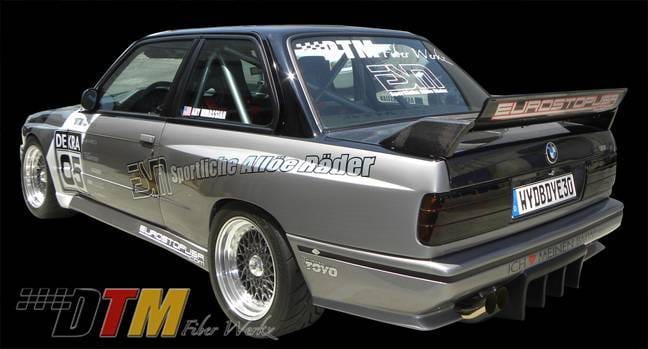 BMW 3 Series DTM Fiberwerkz Evo DTM Style Spoiler - E30 Evo DTM thumbnail 4