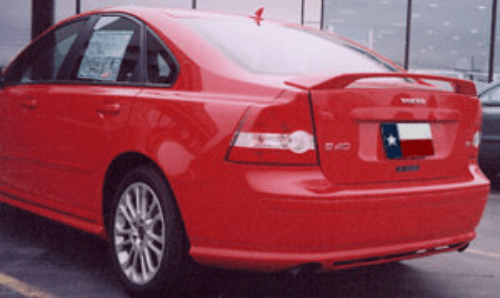 Volvo S40 DAR Spoilers OEM Look 3 Post Wing w/o Light FG-001