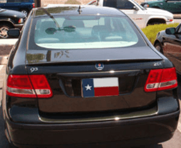 Saab 9.3 Vector DAR Spoilers OEM Look Trunk Lip Wing w/o Light FG-031