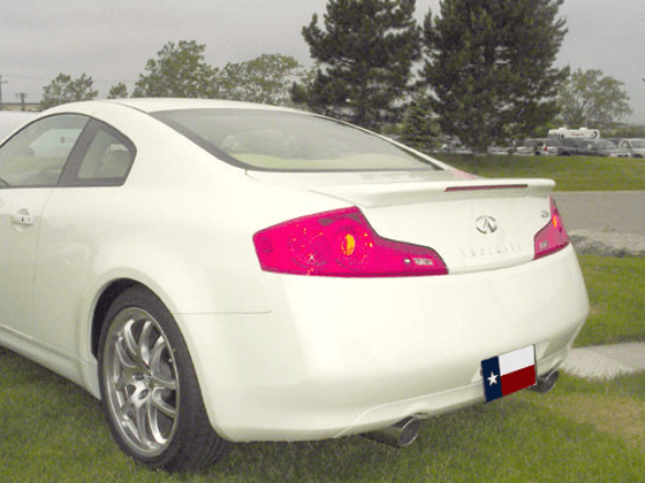Infiniti G35 Coupe DAR Spoilers OEM Look Flush Wing w/ Light FG-035